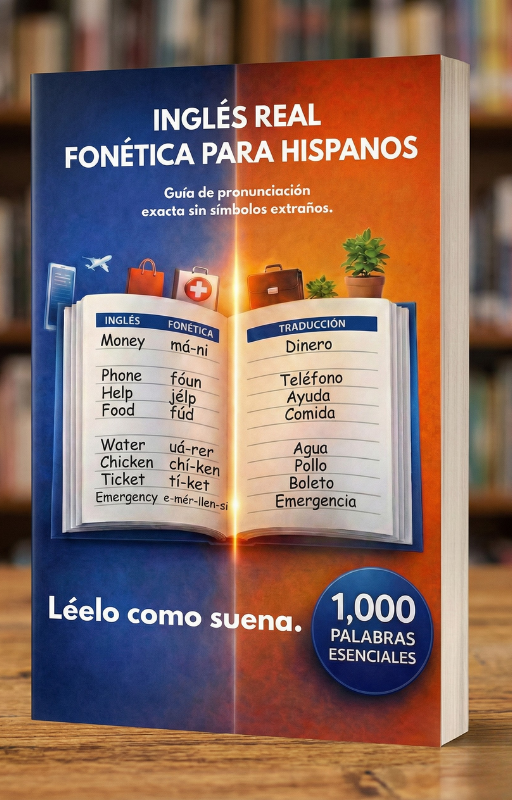 Portada del libro Inglés Real: Fonética para Hispanos